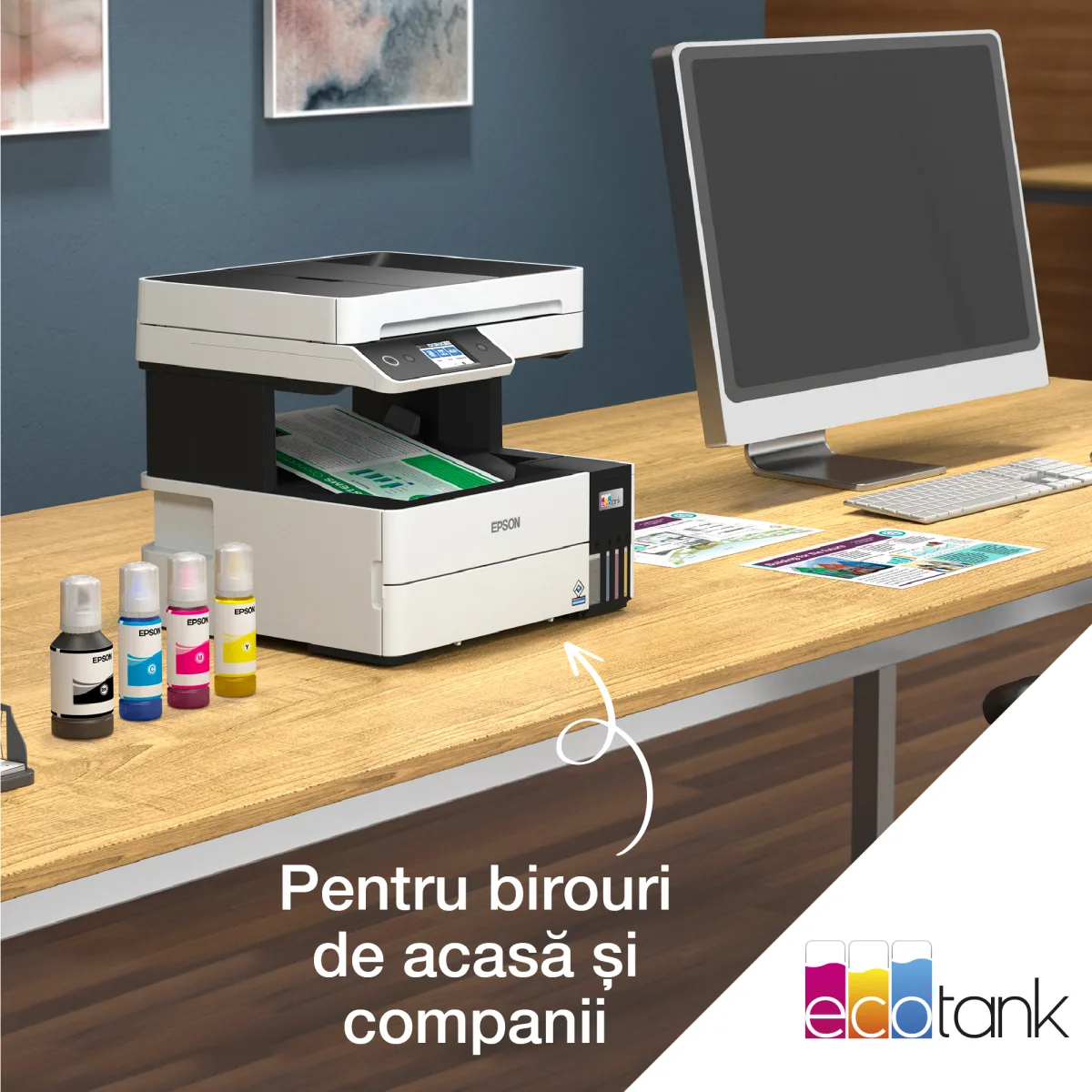 Epson Multifunctional inkjet color EcoTank CISS L6460 3-in-1 A4 ADF duplex auto Wi-FI lifestyle