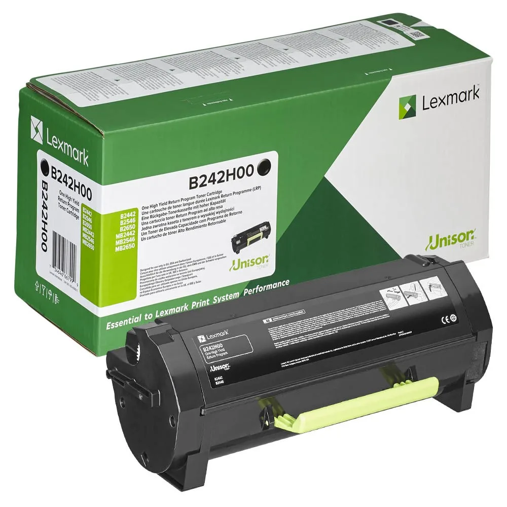 Lexmark B242H00 Cartus toner negru, ORIGINAL, Return Program High Capacity, 6.000 pag.