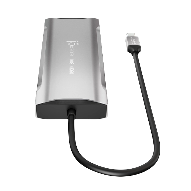 j5create 4K60 Elite USB-C Mini Dock 10Gbps Triple-Monitor 
