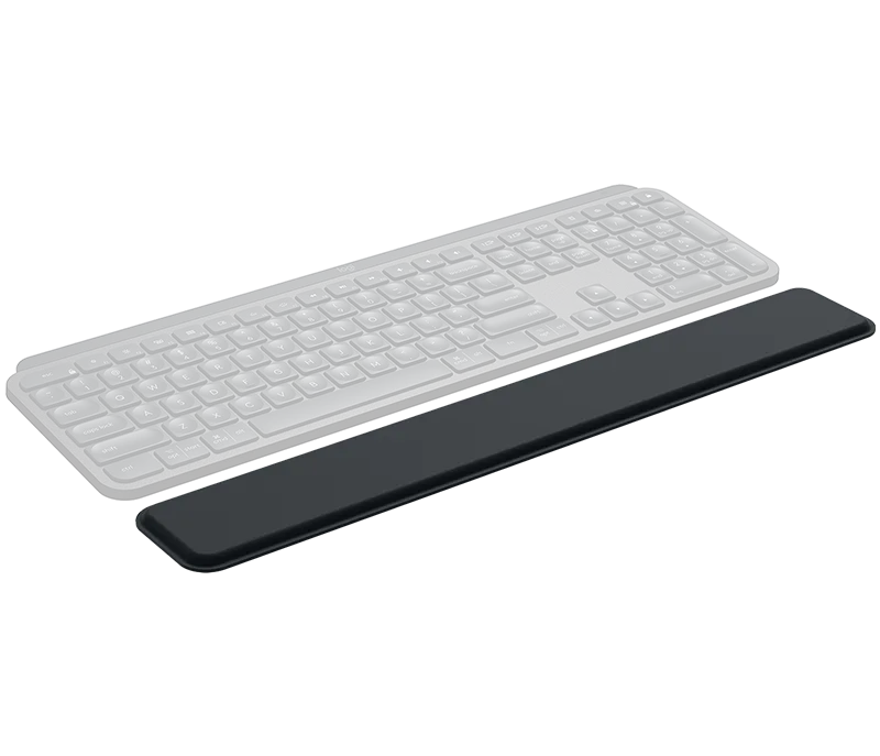 Logitech MX Palm Rest Keyboard wrist rest grey 