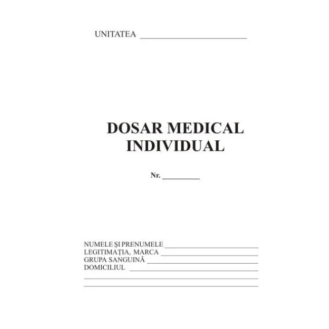 Office Dosar medical individual cu fisa aptitudini