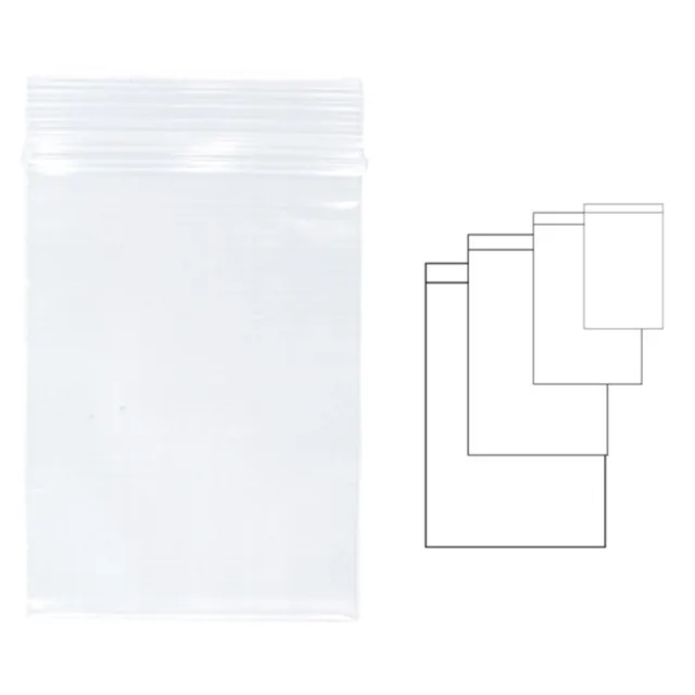 Kangaro Set 100 pungi zip 230x320mm 55 microni
