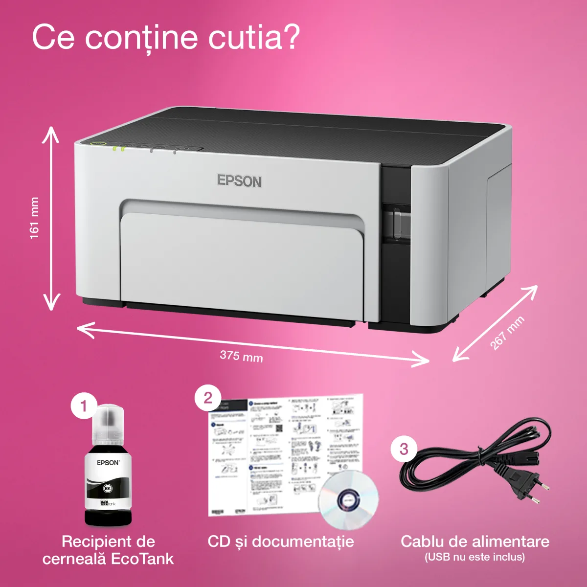 Epson EcoTank M1120 imprimanta monocrom A4 CISS Wi-Fi C11CG96403 lifestyle