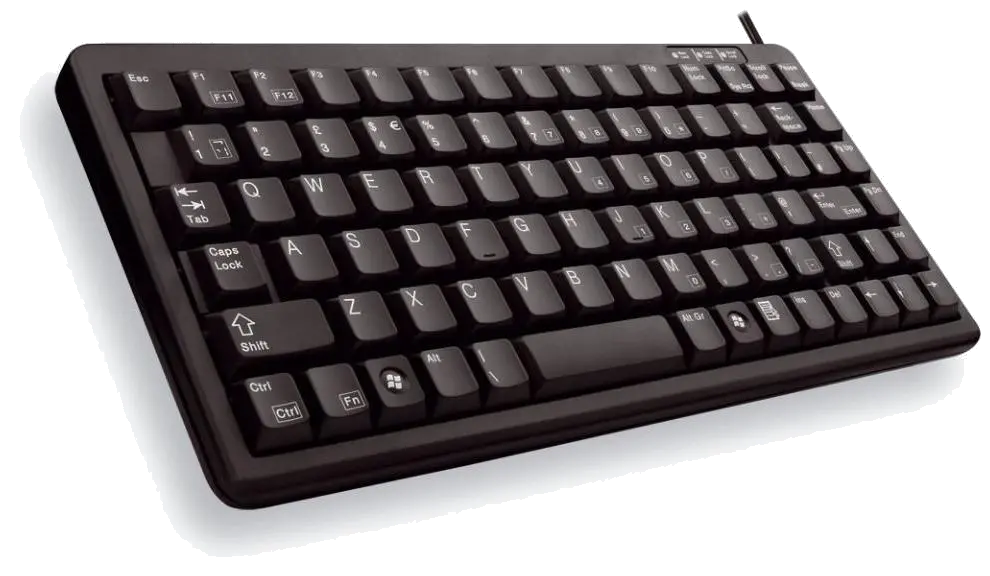 Cherry G84-4100 compact keyboard EU, black, USB, US International 