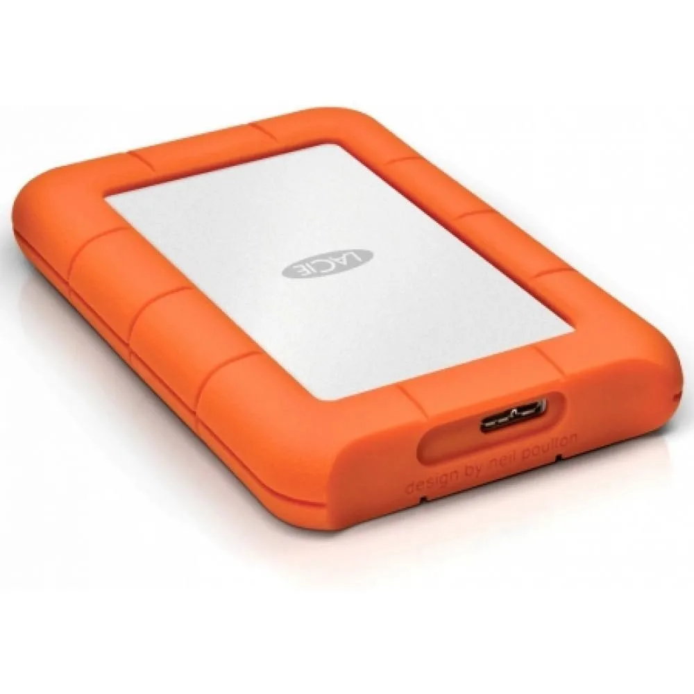 LaCie Rugged Mini HDD portabil 2TB USB 3.0 protectie socuri