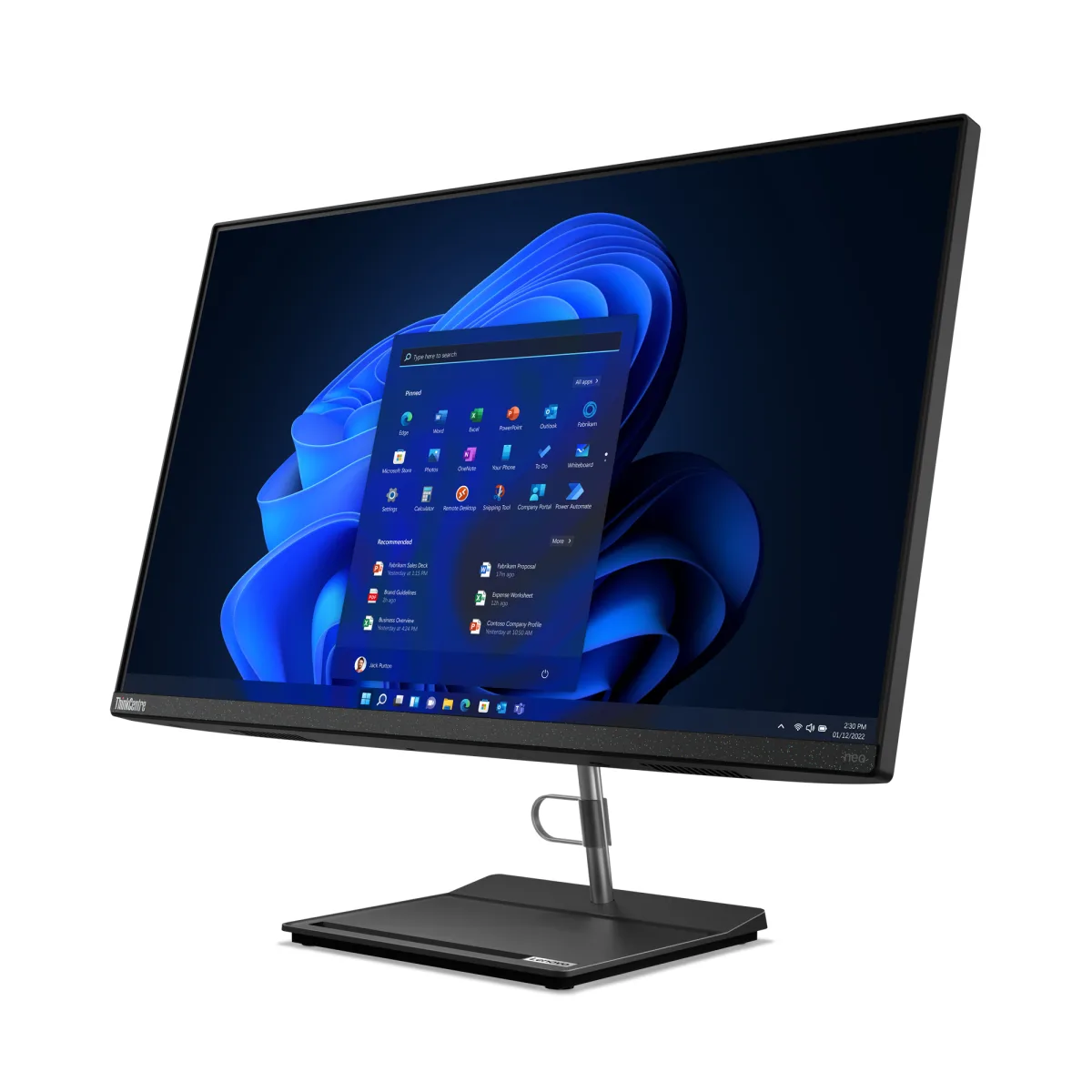 Lenovo ThinkCentre neo 30a 27 AiO i7-13620H 16GB 1TB No OS angle