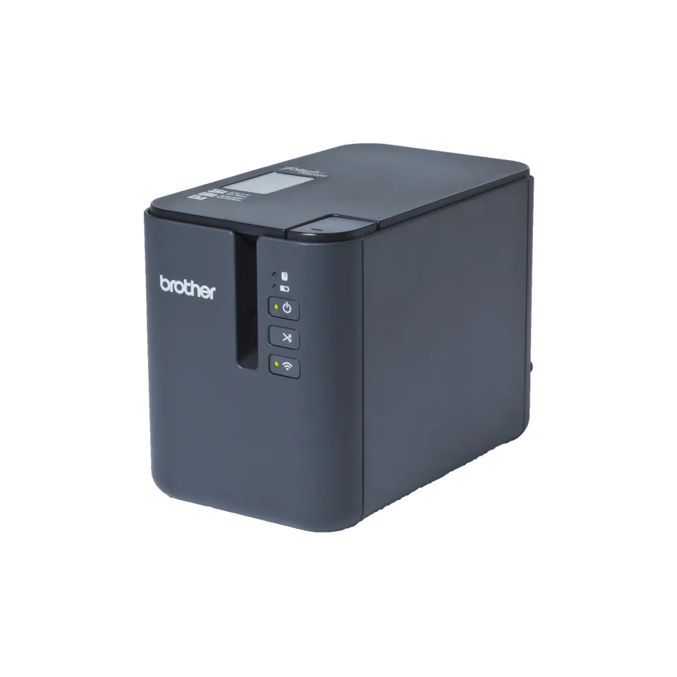 Brother Imprimanta etichete desktop PT-P900W 60 mm/s transfer termic Wi-Fi TZe 3.5-36mm angle