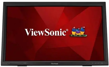 ViewSonic TD2423 monitor 24inch FullHD 1920x1080px touch screen 10 puncte boxe 2W