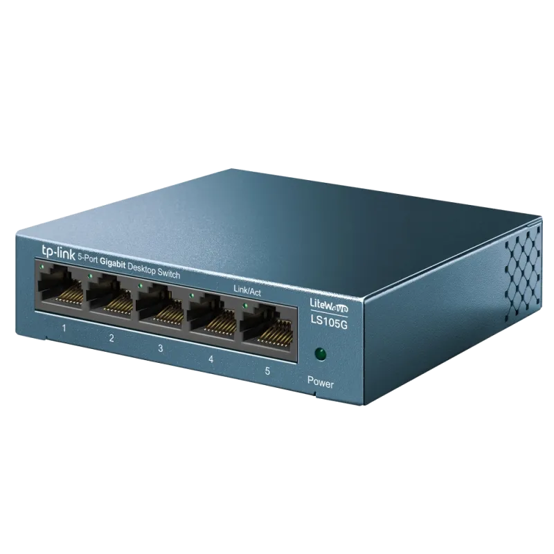 TP-Link LS105G switch 5 porturi gigabit 10/100/1000Mbps Auto-Negotiation Auto-MDI/MDIX 