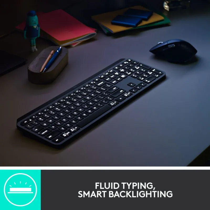 Logitech MX Keys Combo for Business Gen 2, Graphite, German/Deutsch (Qwertz) layout 