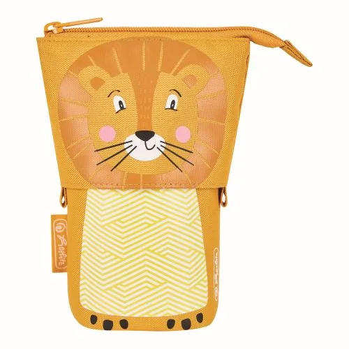 Herlitz Penar vertical 2in1 Lion galben, retractabil