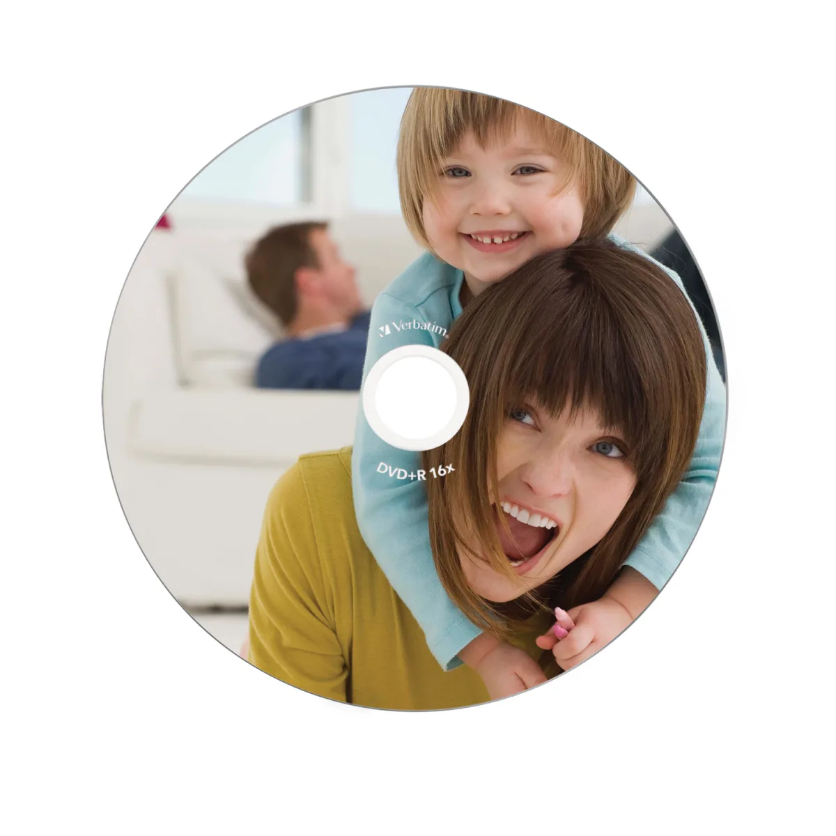 Verbatim DVD+R 16x, 4.7 GB, Jewel Case, printabil inkjet angle