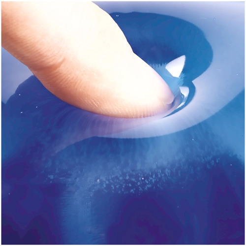 Fellowes Crystal gel mouse pad ALBASTRU dimensiuni 202 x 230 x 32 mm 