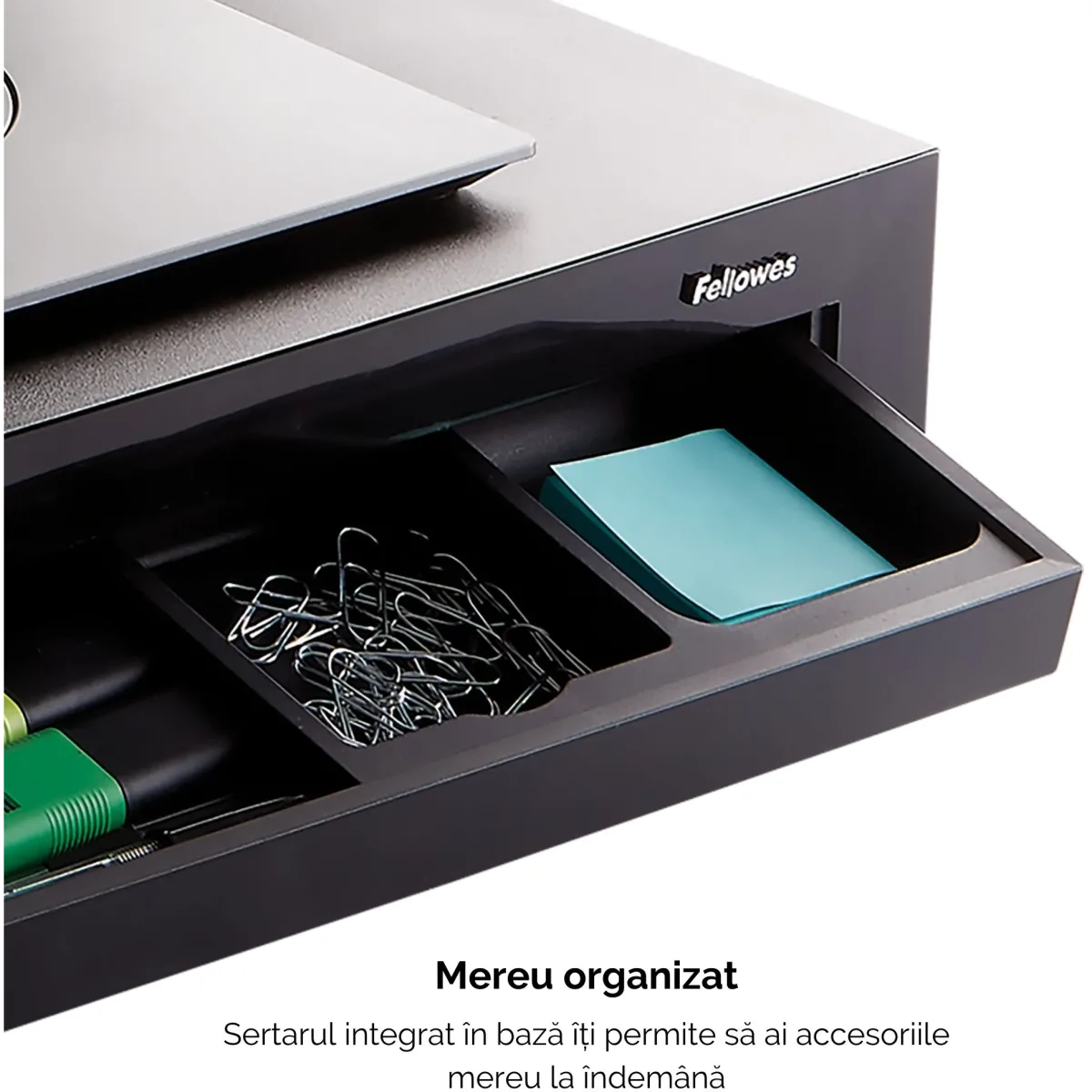 Fellowes Designer Suites inaltator monitor reglabil, pana la 18kg lifestyle