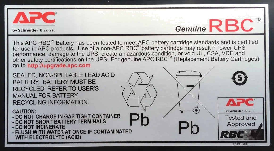 RBC32- Baterie pt APC Back-UPS 800VA lifestyle