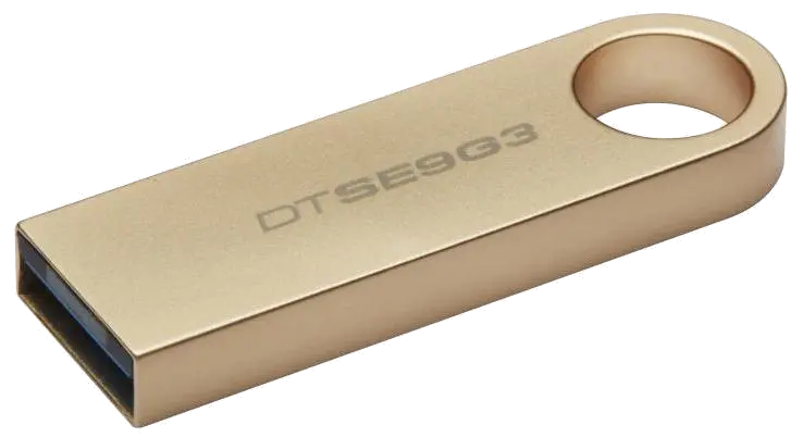 Kingston DataTraveler SE9 G3 Flash Drive 256GB 220MB/s read, 100MB/s write, USB-A (USB 3.2 Gen 1), Metal 
