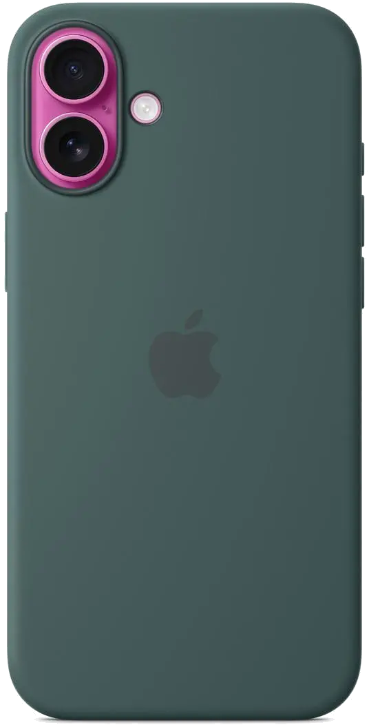 Apple iPhone 16 Plus Silicone Case with MagSafe - Lake Green (Seasonal) 