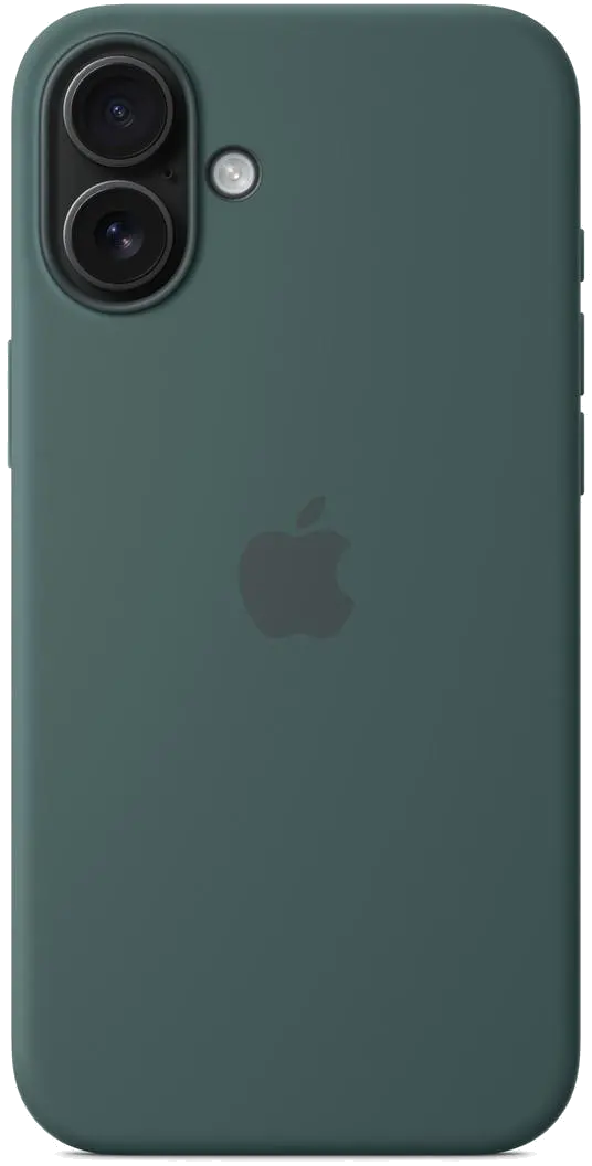 Apple iPhone 16 Plus Silicone Case with MagSafe - Lake Green (Seasonal) 