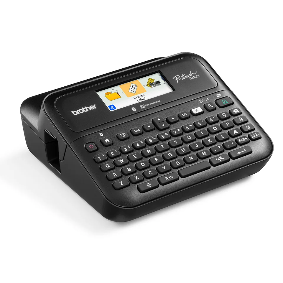Brother Imprimanta etichete desktop PT-D610BTVP 180x360 dpi 30 mm/s USB Bluetooth angle