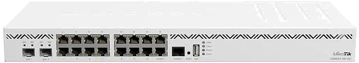 MikroTik CCR2004-16G-2S+ CLOUD CORE ROUTER 4x1.7GHZ 128MB NAND 2x 10GE SFP+ 16x 1GE PORTS