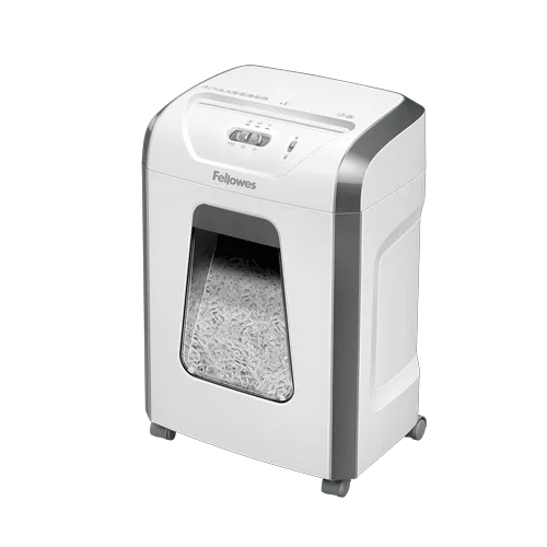 Fellowes Distrugator documente 15C alb, 15 coli, particule 4x40 mm, P-4, cos 19L