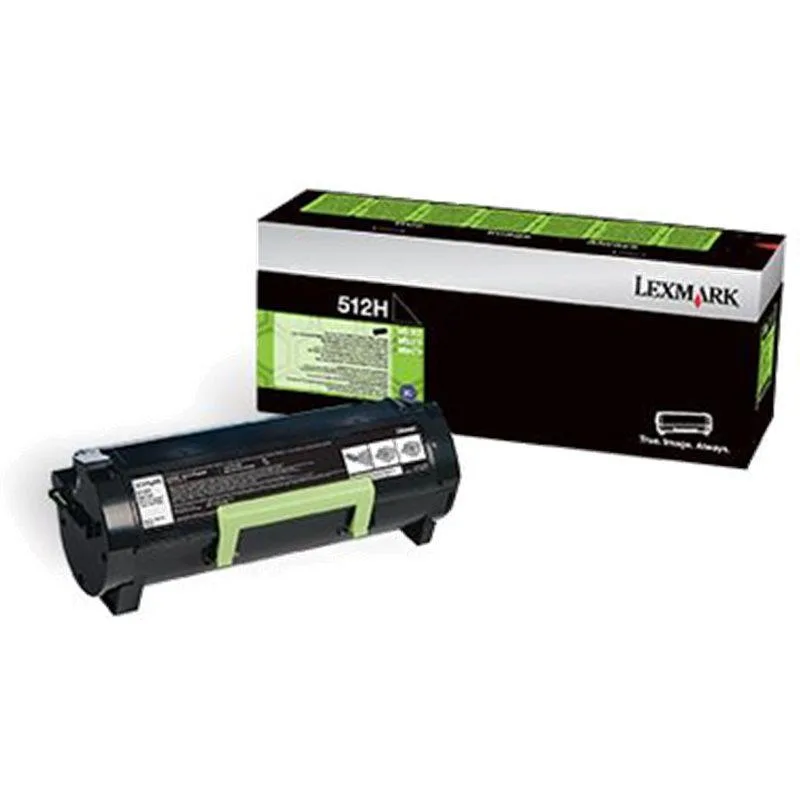 Lexmark 51F2H00 Cartus toner negru, no. 512H, ORIGINAL, 5000 pag