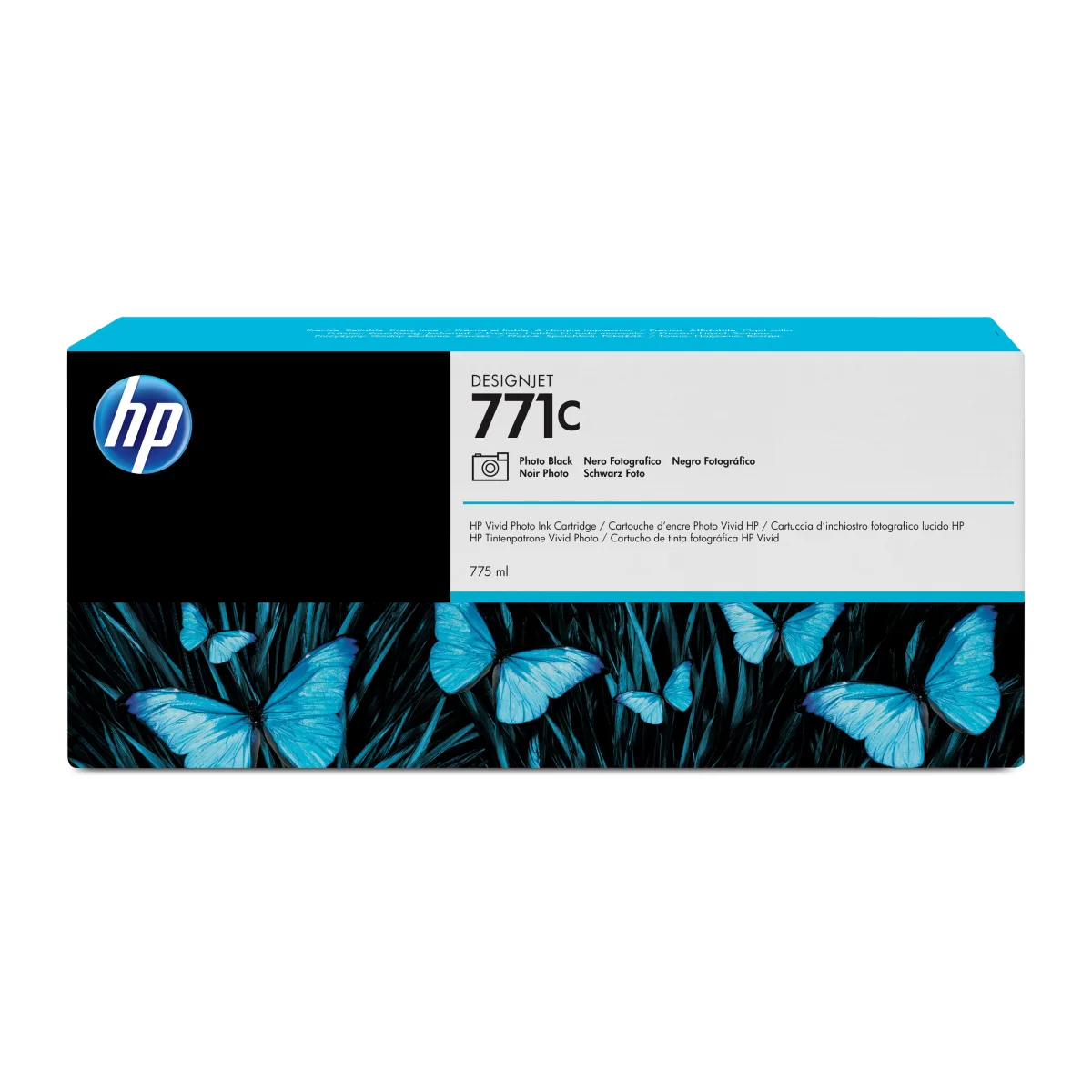 HP B6Y13A Cartus ink no. 771 775ml Photo Black pt. DesignJet standard yield