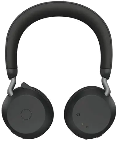 Jabra Casca EVOLVE2 75 MS fara fir, Binaural, On-Ear, USB-A via Link 380a, Black 