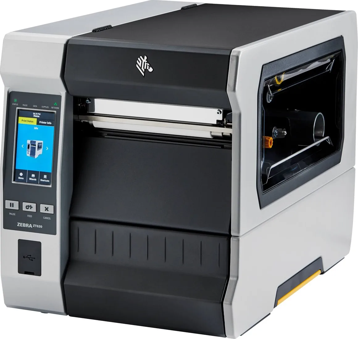 Zebra Imprimanta etichete ZT620 TT 300 dpi USB serial Gigabit Ethernet cutter