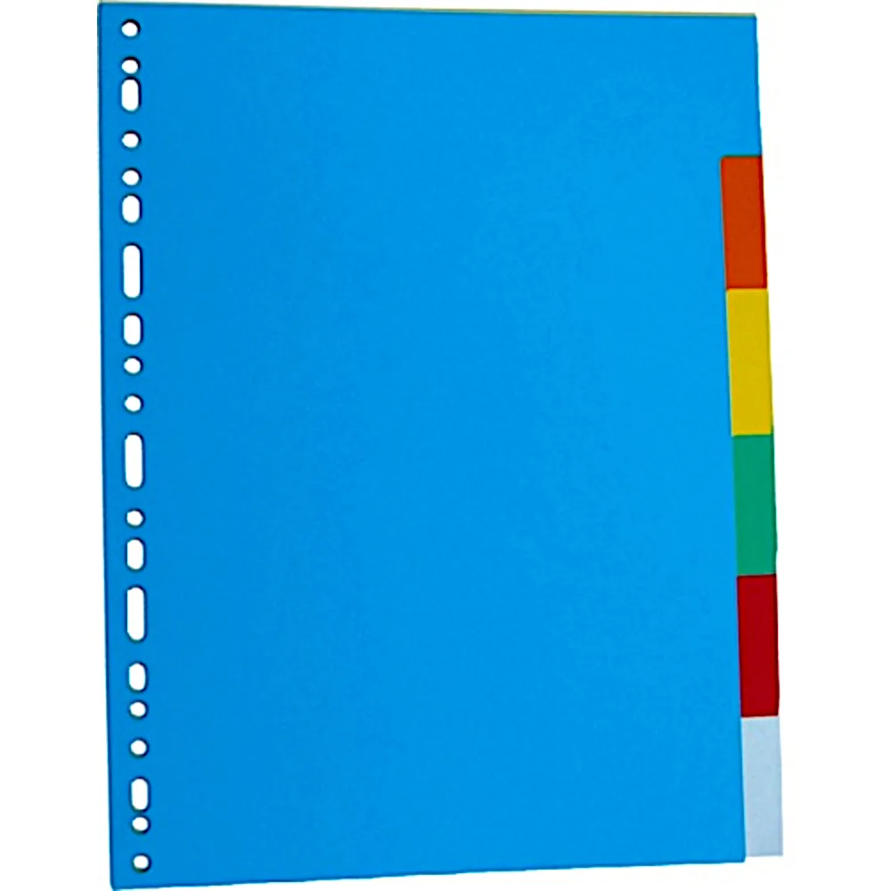 Optima Separatoare carton A4 set 12 culori 180g/mp