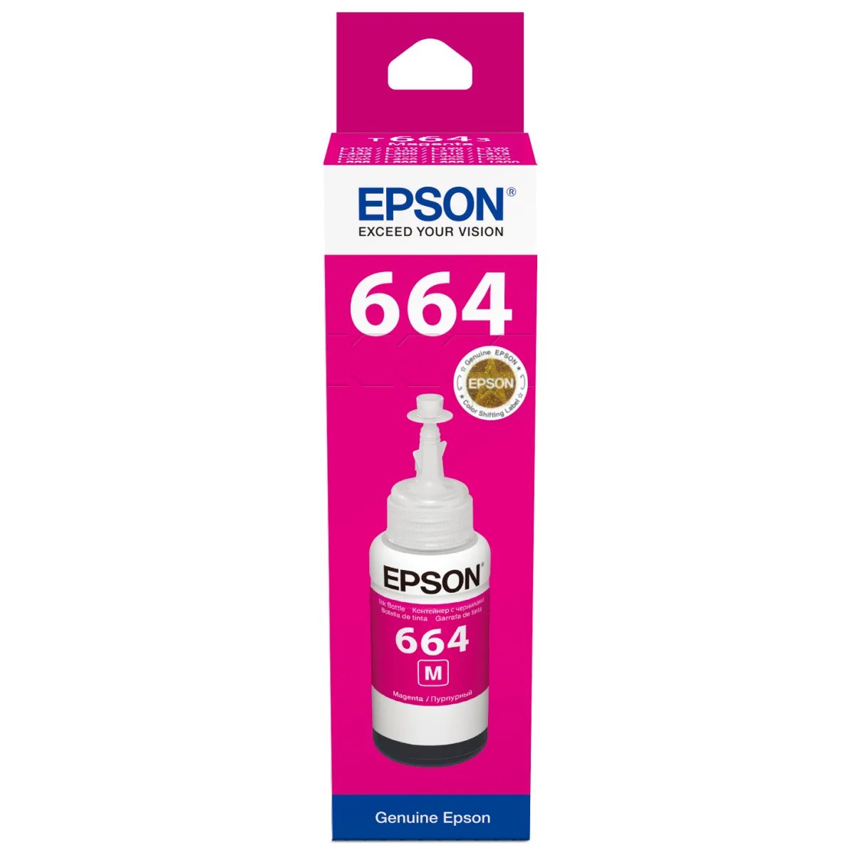 Epson C13T66434A Rezerva cerneala magenta original 70 ml angle