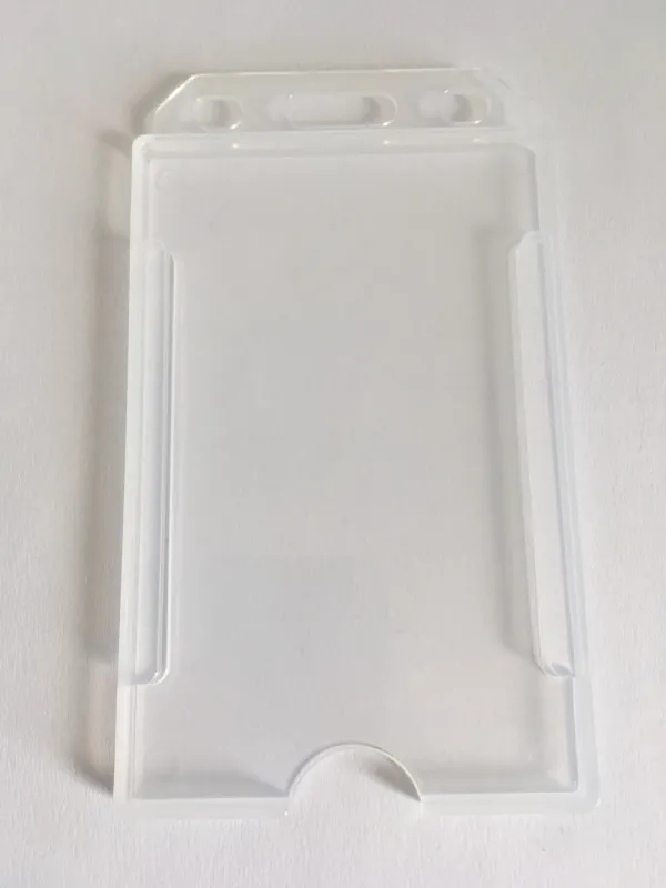 Office Suport vertical ID card Kejea rigid 54x85mm transparent