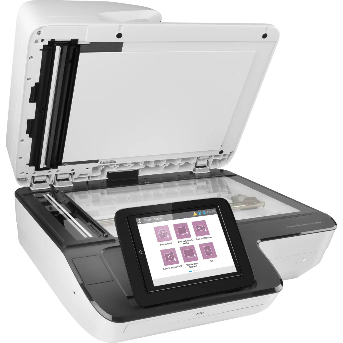 HP ScanJet Enterprise Flow N9120 fn2 scanner A3 angle