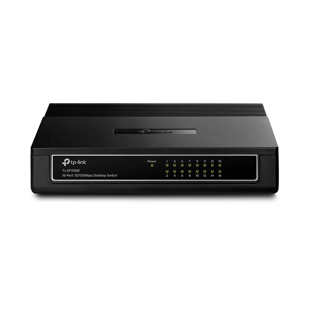 TP-Link Switch TL-SF1016D, 16 porturi 10/100Mbps, Desktop, plastic