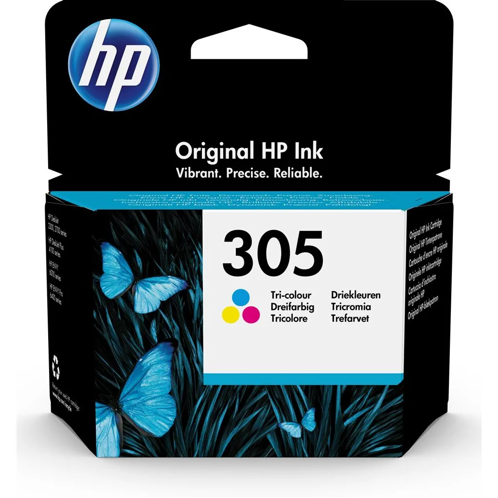 HP 3YM60AE Cartus cerneala No.305 tri-color standard, ORIGINAL, 100 pag.