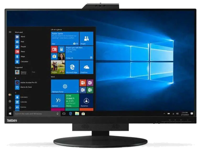 Lenovo ThinkCentre Tiny-In-One 27 monitor QHD cu camera