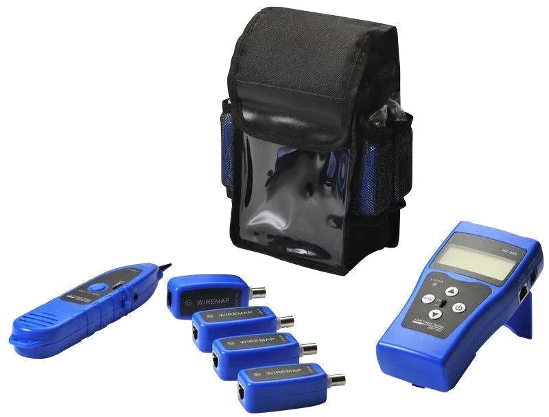 Lanview LVN127693 tester de retea digitala 8 sonde RJ45/RJ11/BNC ecran LCD