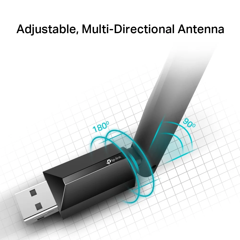 TP-Link Adaptor USB Wireless AC600 2.4 / 5 GHz. 200/433 Mbps, USB 2.0 lifestyle