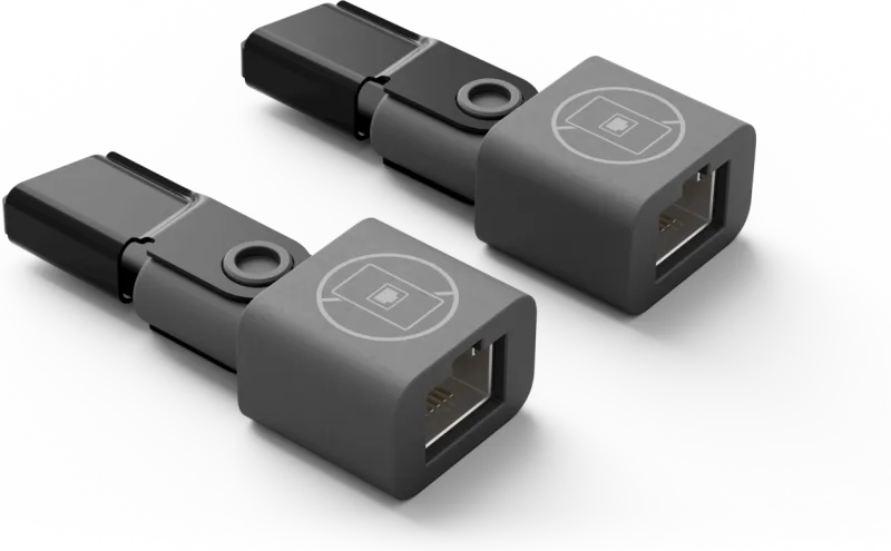 Logitech Rally Mic Pod CAT Coupler pentru extensie CAT6, Graphite 