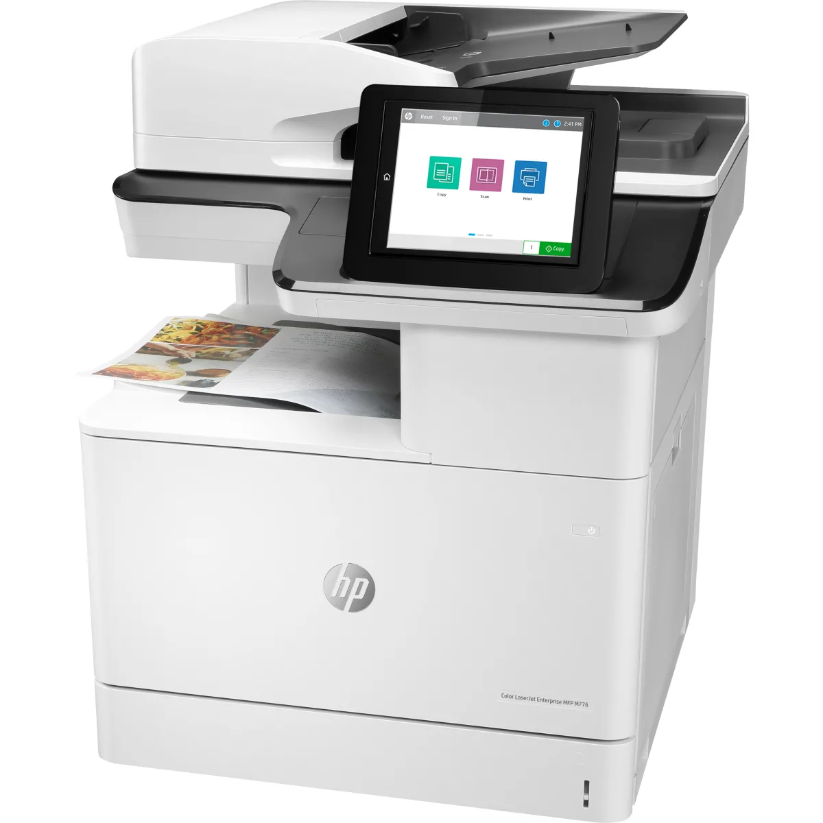 HP Color LaserJet Enterprise MFP M776dn multifunctional A3 color angle