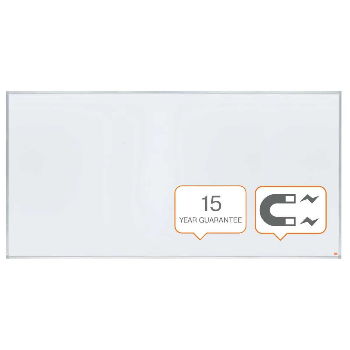 Nobo Essentials tabla alba magnetica 240x120 cm, rama aluminiu 