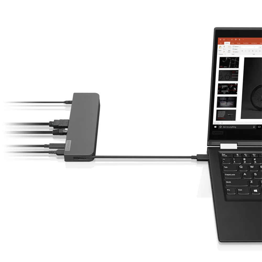 Lenovo Docking Station USB-C Mini Dock angle