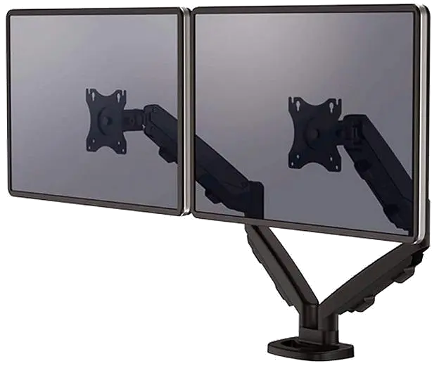 Fellowes Eppa Dual Monitor Arm Black - brat dublu pentru monitor 
