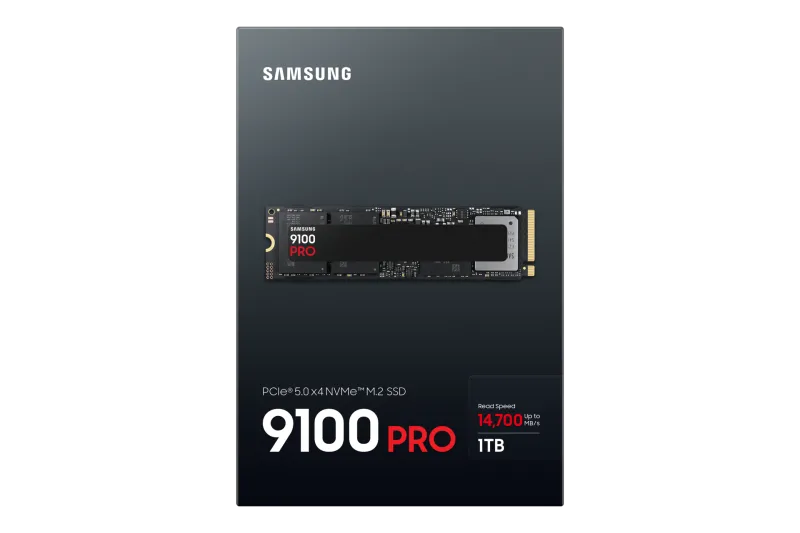 Samsung SSD 9100 PRO MZ-VAP1T0BW 1TB, PCIe 5.0 NVMe M.2, 14700/13300 MB/s 