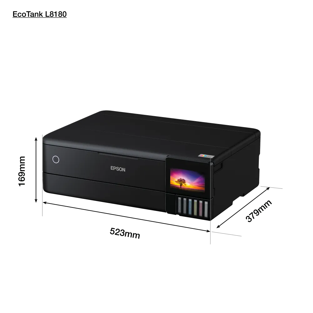 Epson Multifunctional inkjet color CISS L8180, dimensiune A3+ 3-in-1 USB 2.0 Wireless 
