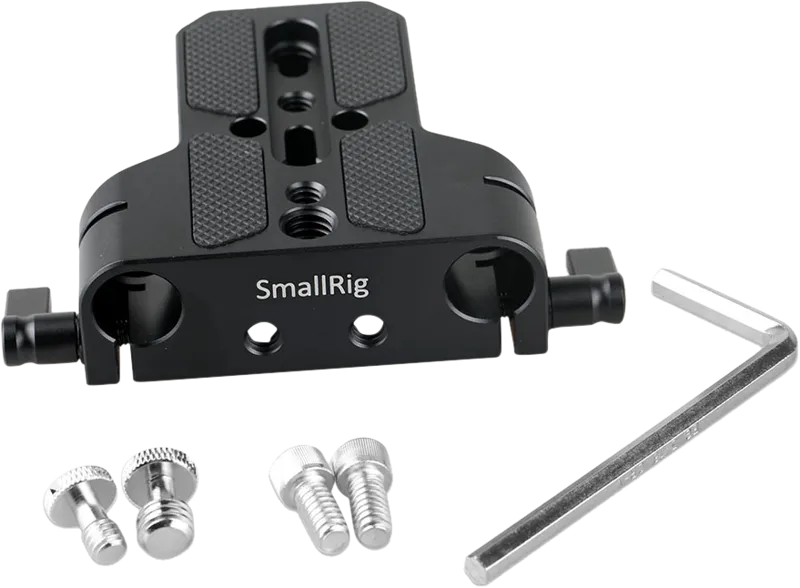 SmallRig 1674 Baseplate with 15mm Rod Clamp 