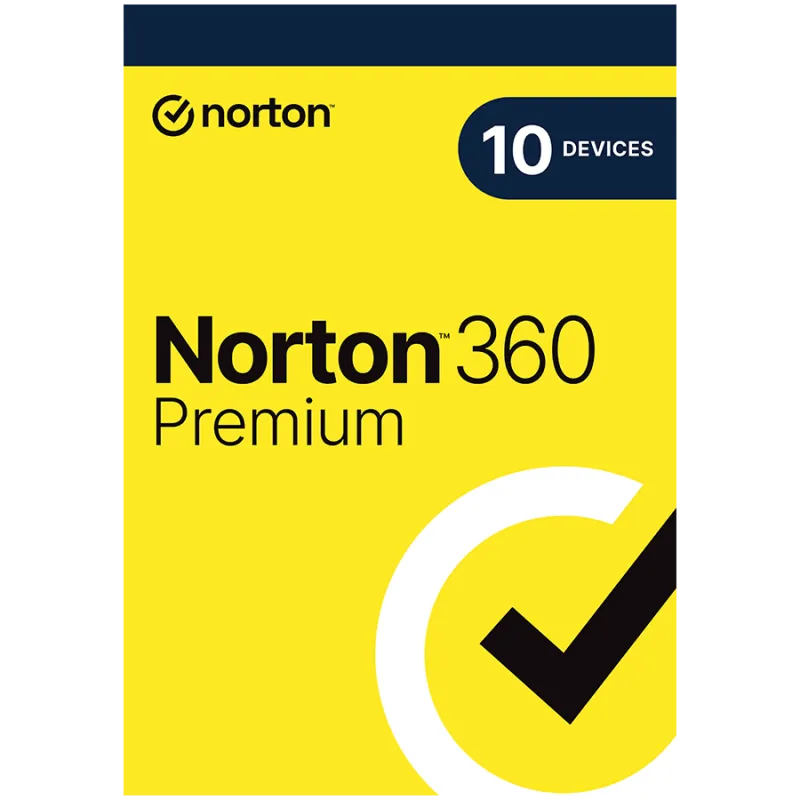 Norton 360 Premium licenta antivirus 10 dispozitive, 1 an, ESD