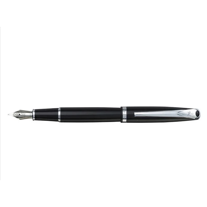 X-Pen Stilou AURA negru lucios accesorii cromate - penita cromata
