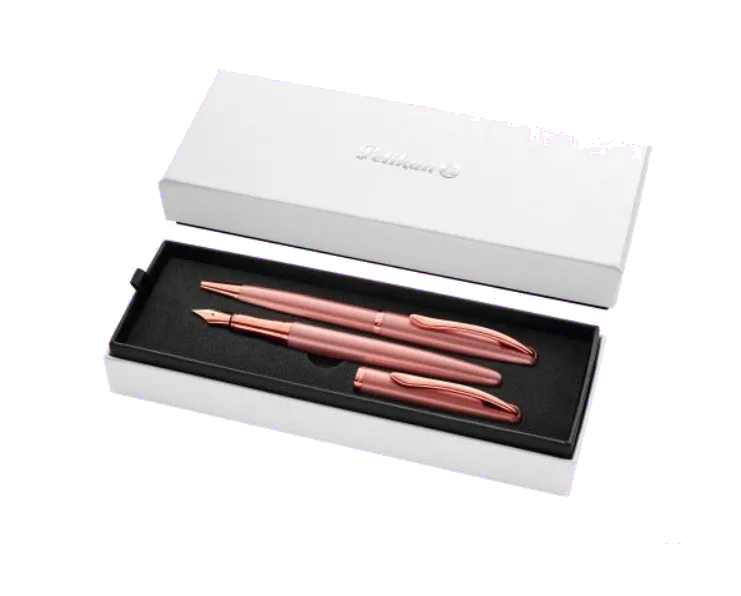 Pelikan Set Jazz Noble Elegance Pink Rose pix si stilou