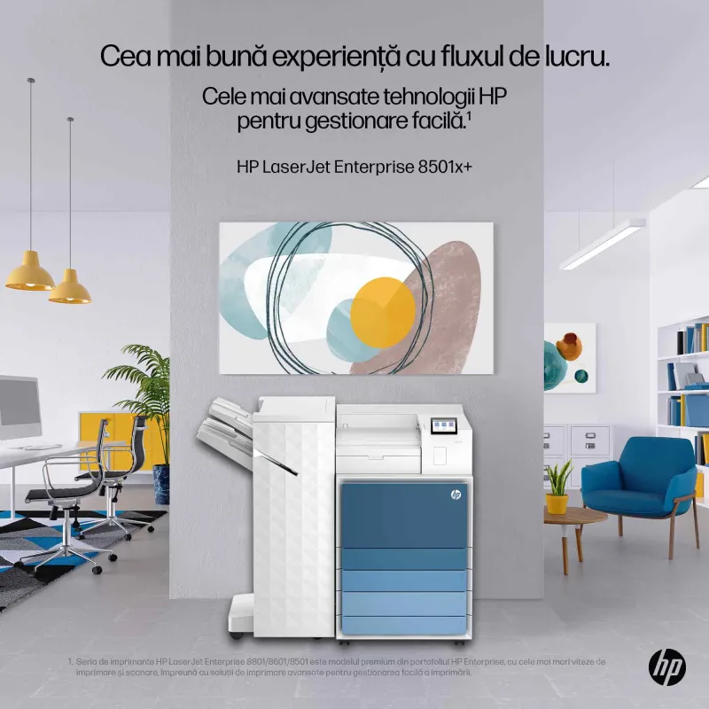 HP Imprimanta A3 monocrom LaserJet Enterprise 8501x+ lifestyle